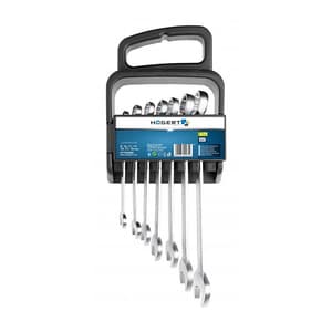 Hogert 7 Pcs, 8 mm - 19 mm Combination Spanner Set, HT1W490