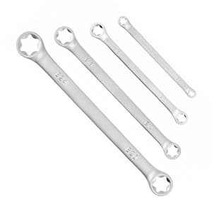 Hogert 4 Pcs Torx Ring Spanner Set, HT1W590