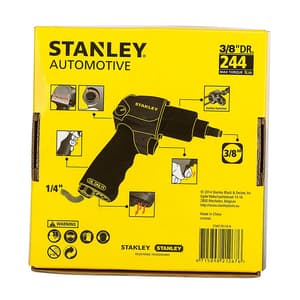 Stanley 3/8 inch Chrome Molybdenum Steel Pneumatic Impact Wrench, STMT70116-8
