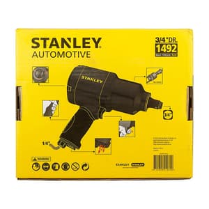 Stanley 3/4 inch Chrome Molybdenum Steel Air Impact Wrench, STMT97134-8