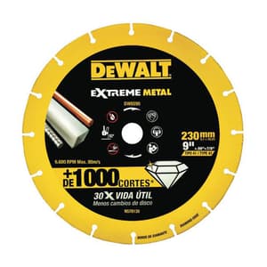 Dewalt 9 inch / 230 mm Extreme Diamond Edge Cutoff Wheel-30x Life, DW8590-IN