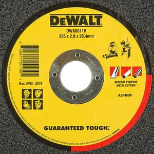 Dewalt 355 x 3 x 25.4 mm Chopsaw Wheel, DWA8011R