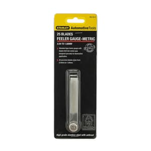 Stanley 25 Blades 0.04 To 1.00 mm Feeler Gauge, 70115-S