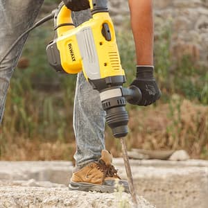 Dewalt 1600W 48mm SDS-Max 2-Mode Combi Hammer with Anti Rotation System-Perform & Protect Shield, D25733K-QS