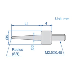 Insize 11 mm Needle Point, 6282-1601