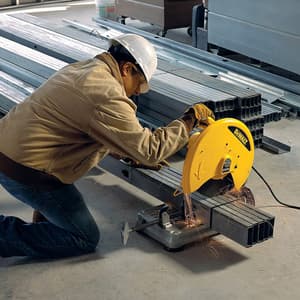 Dewalt 355mm 2200W Chop Saw with Quik-Change Keyless Blade Change System, D28715