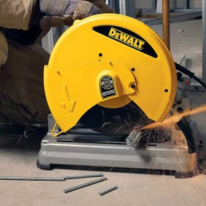 Dewalt 355mm 2200W Chop Saw with Quik-Change Keyless Blade Change System, D28715
