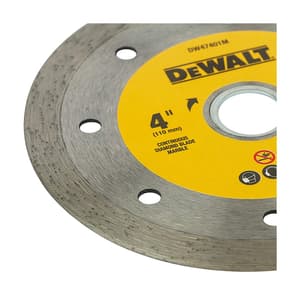 Dewalt 4 inch / 110 mm Continuous Diamond Marble Cutting Blade, DW47401M-IN