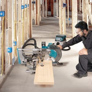 Makita 40Vmax XGT BL 260 mm (10-1/4") Cordless Slide Compound Miter Saw with LED Light (Bare Tool), LS004GZ