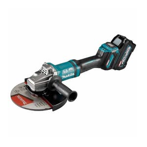 Makita 40Vmax XGT BL 230 mm (9") Cordless Angle Grinder with Anti-Restart Function & Electric Brake (Bare Tool), GA038GZ