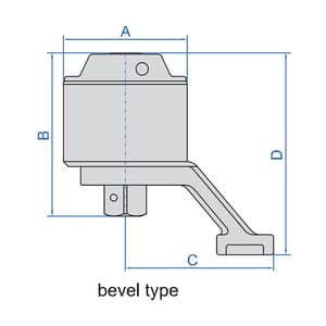 Insize 10000 N.m Bevel Type Torque Multiplier (1/2 Inch Sq. Drive), IST-TM10000