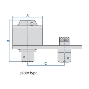 Insize 15000 N.m Plate Type Torque Multiplier (1/2 Inch Sq. Drive), IST-TM15000P