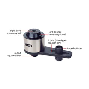 Insize 15000 N.m Plate Type Torque Multiplier (1/2 Inch Sq. Drive), IST-TM15000P