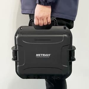 Metravi 0 - 200 mm/s RMS 3-in-1 Vibration Tester With Bearing Condition Analyser, VT-150
