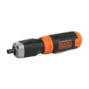 Black+Decker 6V Cordless Screwdriver with 5 Pcs Fastening Bits, BCF601AA