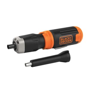 Black+Decker 6V Cordless Screwdriver with 5 Pcs Fastening Bits, BCF601AA