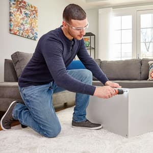 Black+Decker 6V Cordless Screwdriver with 5 Pcs Fastening Bits, BCF601AA