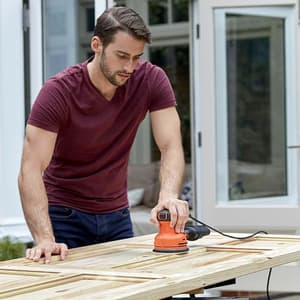 Black+Decker 230W 4-in-1 Electric Multi-Sander, BEW210-QS