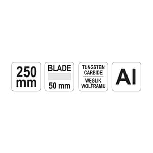Yato 250 mm Metal Scraper, YT-5703