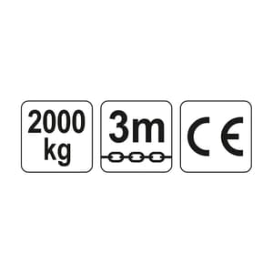 Yato 2 Ton / 2 Mtr Chain Hoist, YT-58953