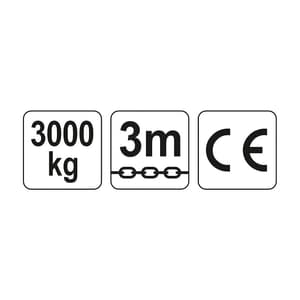 Yato 3 Ton / 2 Mtr Chain Hoist, YT-58954