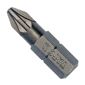 Yato PZ2 x 25 mm Length Pozidriv Screwdriver Bits (Pack of 10 Pcs), YT-78135