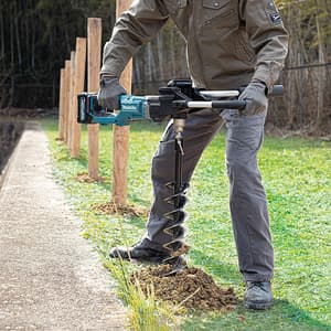Makita 40Vmax XGT BL 200 mm Cordless Earth Auger (Bare Tool), DG001GZ06