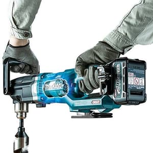 Makita 40Vmax XGT BL Li-Ion 13 mm (1/2") Cordless Angle Drill with Rapid Charger & 1 Pcs 4.0Ah Battery, DA001GM101