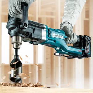 Makita 40Vmax XGT BL Li-Ion 13 mm (1/2") Cordless Angle Drill with Rapid Charger & 1 Pcs 4.0Ah Battery, DA001GM101