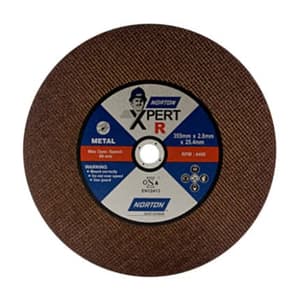 Norton Xpert 355 x 2.8 x 25.4 mm Black Double Net Chopsaw Wheel (Pack Of 25 Pcs), RX35R