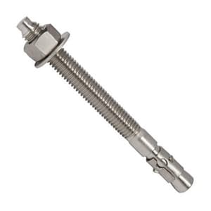 Pentagon 10 x 150 mm Stainless Steel Wedge Anchors With Nut & Washers (Pack of 50 Pcs)