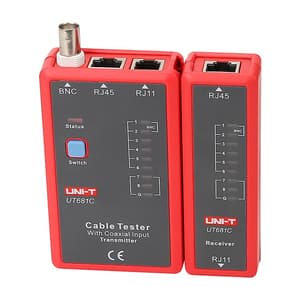 UNI-T  RJ45/RJ11/BNC Network Cable Tester, UT681C