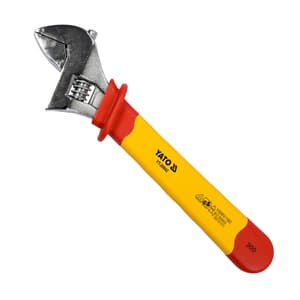 Yato 300 mm / 12 inch Injection Insulated Adjustable Wrench (VDE), YT-20942