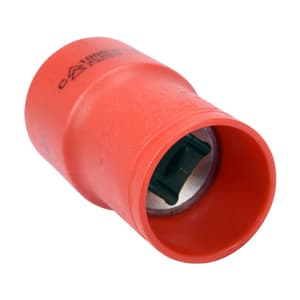 Yato 18 mm, 3/8 Inch Sq.Drive Insulated Hex Socket, YT-21018 (VDE)