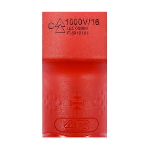 Yato 18 mm, 3/8 Inch Sq.Drive Insulated Hex Socket, YT-21018 (VDE)