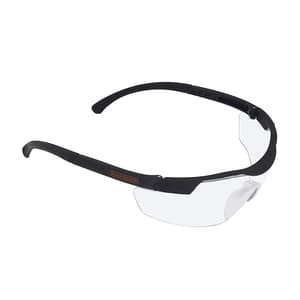Black+Decker UV Protected Wrap Around Safety Spectacle With Black TPR Temple, BXPE0502IN
