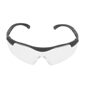 Black+Decker UV Protected Wrap Around Safety Spectacle With Black TPR Temple, BXPE0502IN