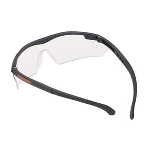Black+Decker UV Protected Wrap Around Safety Spectacle With Black TPR Temple, BXPE0502IN
