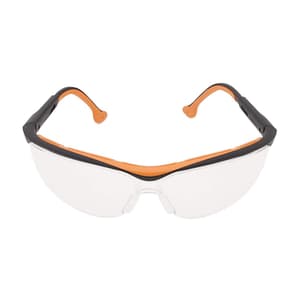 Black+Decker UV Protected Polycarbonate Safety Spectacle With Adjustable Side Temple Arm & Soft Nose Pad, BXPE0504IN
