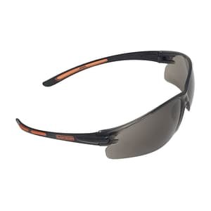 Black+Decker UV Protected Wrap Around Safety Spectacle With Inbuild Beveled Edges & Orange Temple Ends, BXPE0515IN