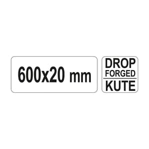 Yato 600 x 20 mm Hexagonal Wrecking Bar, YT-46832