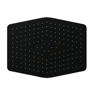 Kohler ModernLife Edge 425 x 330 mm Hexagonal Dual Flow Rain Panel In Matte Black Finish, K-29959IN-BL