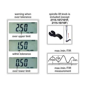 Insize 25.4 mm / 1 inch Waterproof Digital Indicator, 2115-25