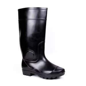 Hillson Century Black Dual Density PVC Rainwear Gumboots (15 inch Height)