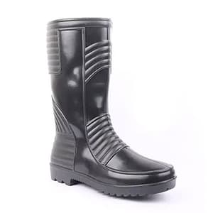 Hillson Welsafe Black Dual Density PVC Safety Rainwear Gumboots