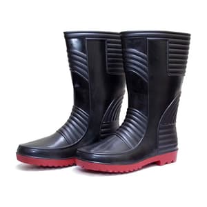 Hillson Welsafe Red Dual Density PVC Safety Rainwear Gumboots