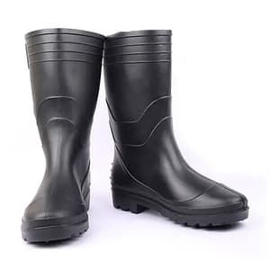 Hillson Welcome Black Dual Density PVC Safety Gumboots