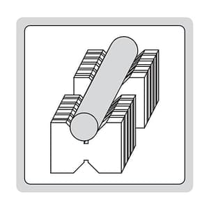 Insize 52 x 58 x 46 mm Magnetic Induction V - Block Set (Pack of 2 Pcs), 6878-1