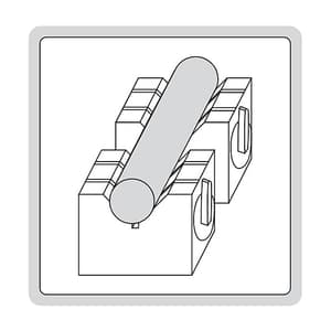 Insize 70 x 40 x 50 mm Magnetic V - Block Set (Pack of 2 Pcs), 6891-1