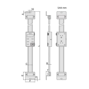 Insize 500 mm / 20 inch Non-Waterproof Digital Vertical Scale, 7102-500